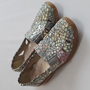 Rieker Doris Raindrop Leather Slip-on